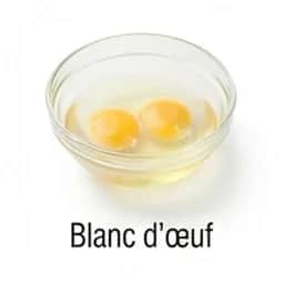 Ingrédient : blancs d'œufs (pour la meringue italienne)