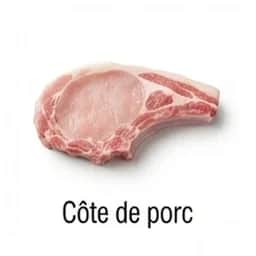 Ingrédient : Côtes de porc désossées