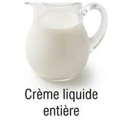 Ingrédient : crème aigre ou crème fraîche épaisse
