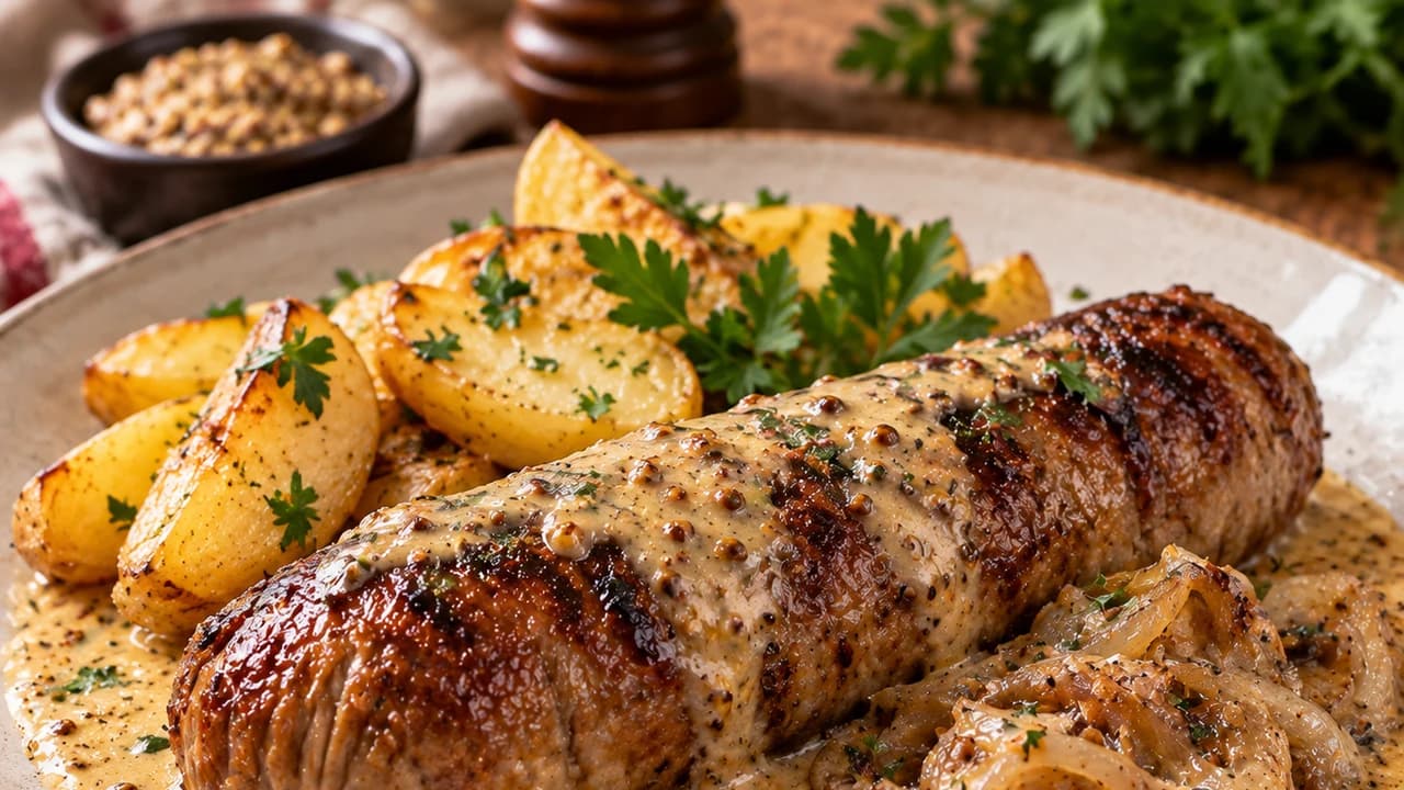 Andouillette de Troyes sauce moutarde