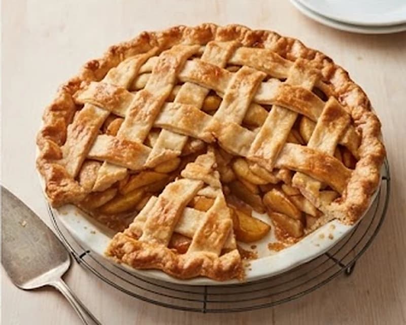 Tarte aux pommes américaine
