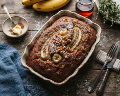 Découvrir la recette Cake américain à la banane