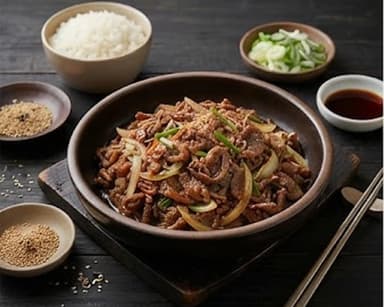 Découvrir la recette Bœuf coréen mariné et grillé