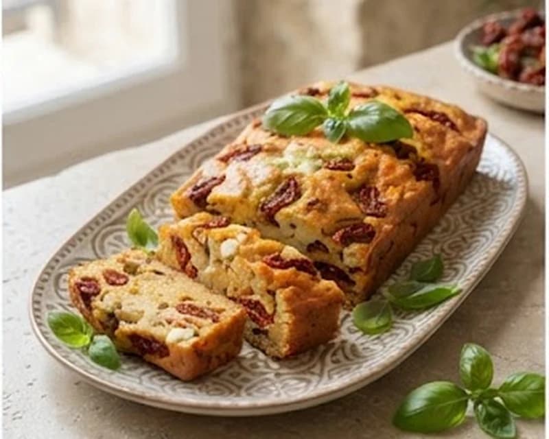 Cake aux tomates séchées