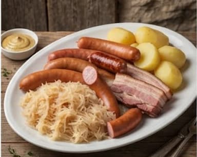Découvrir la recette Choucroute garnie alsacienne