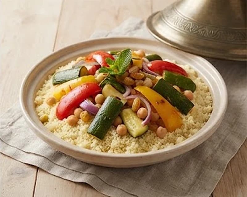 Couscous marocain aux légumes