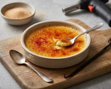 Découvrir la recette Crème brûlée