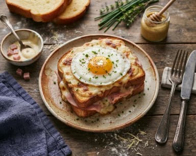 Découvrir la recette Croque-madame
