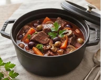 Découvrir la recette Daube de bœuf provençale