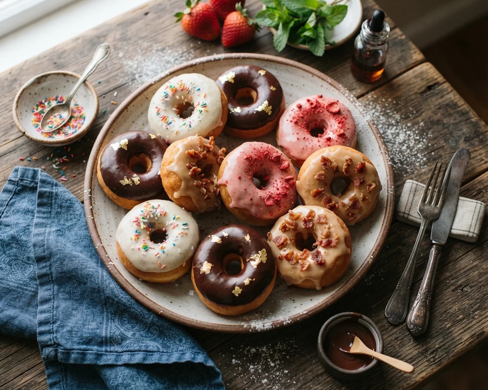 Beignets américains en anneau