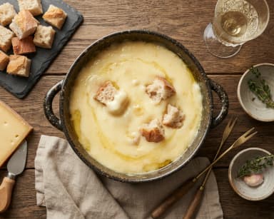 Découvrir la recette Fondue savoyarde