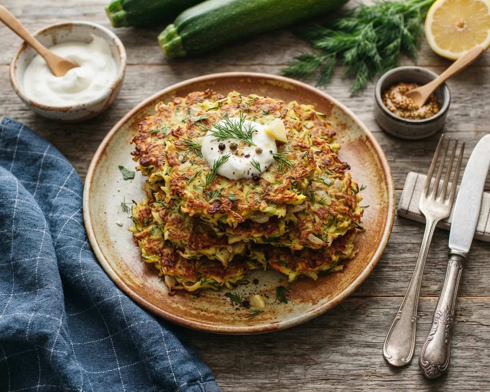 Galettes de courgettes