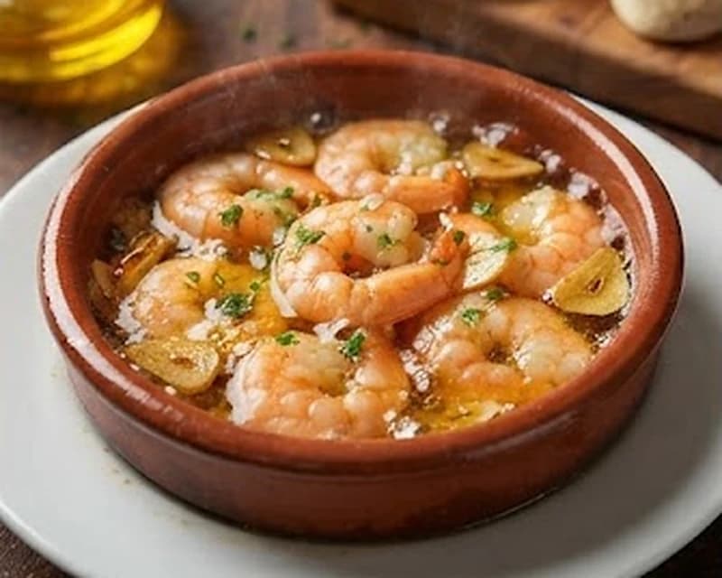 Crevettes espagnoles à l’ail
