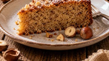 Découvrir la recette Gâteau creusois aux noisettes