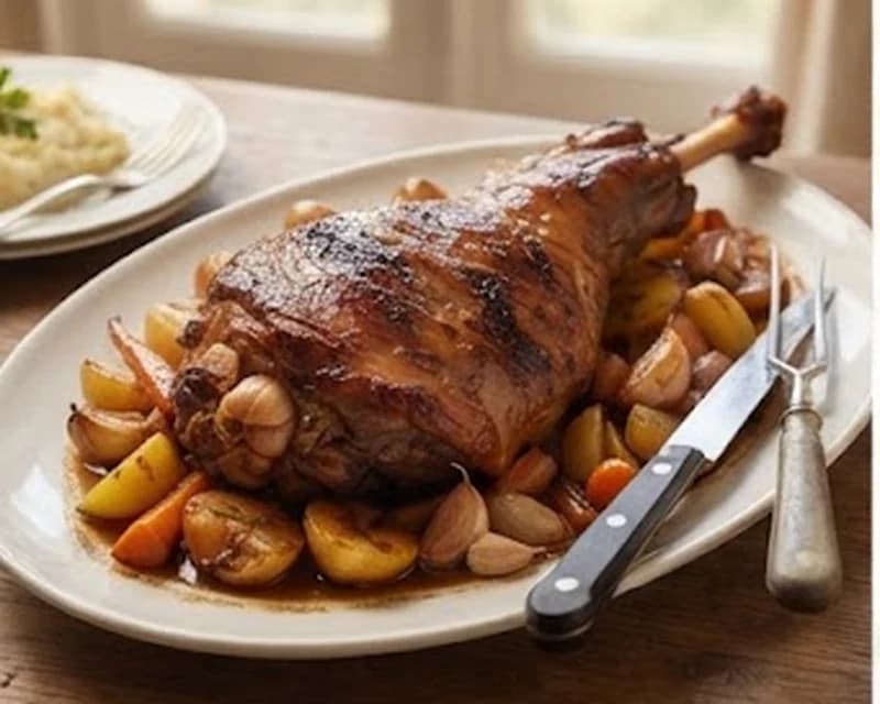Gigot d'agneau de sept heures