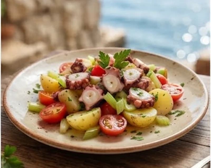 Salade italienne de poulpe
