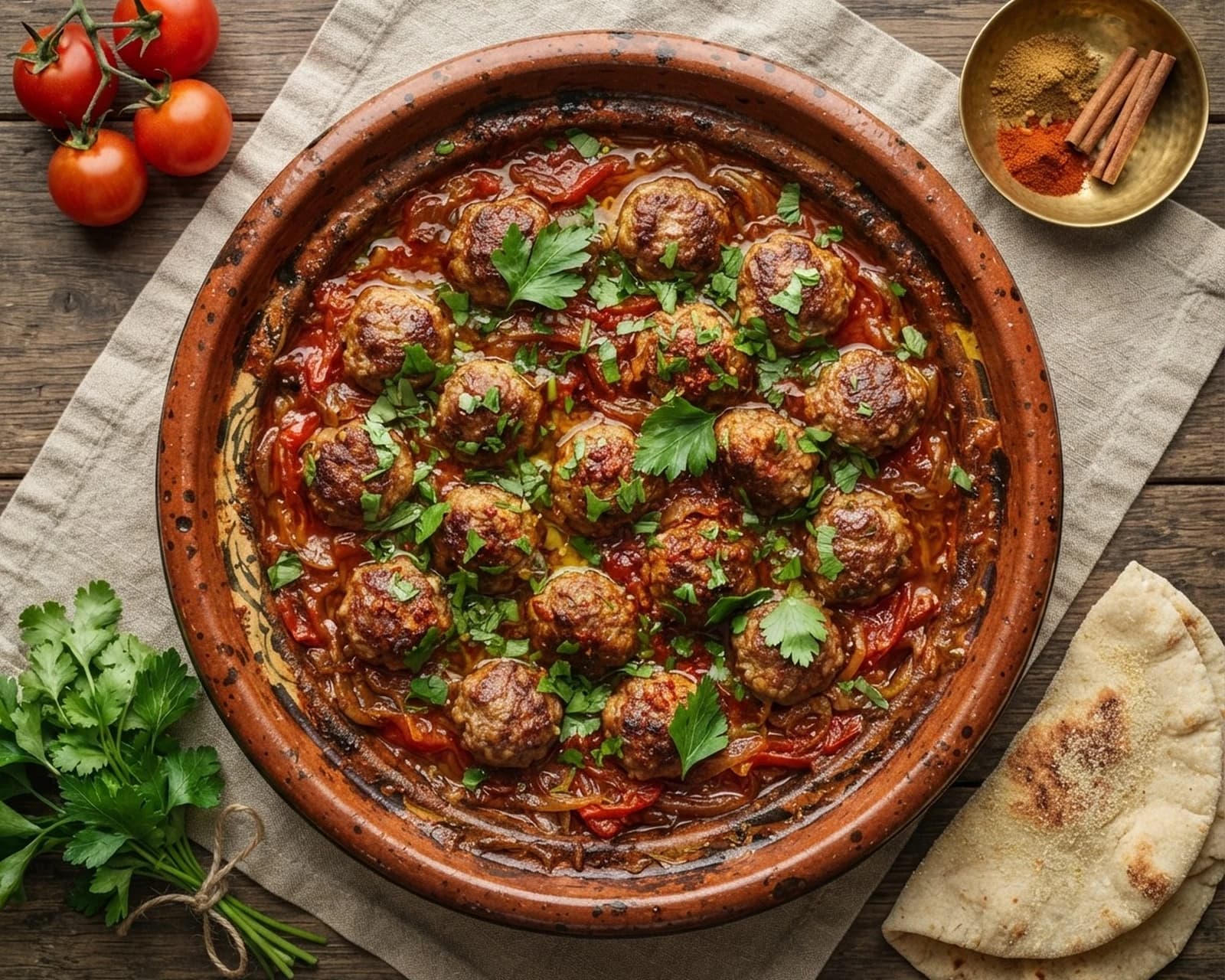 Boulettes marocaines à la sauce tomate
