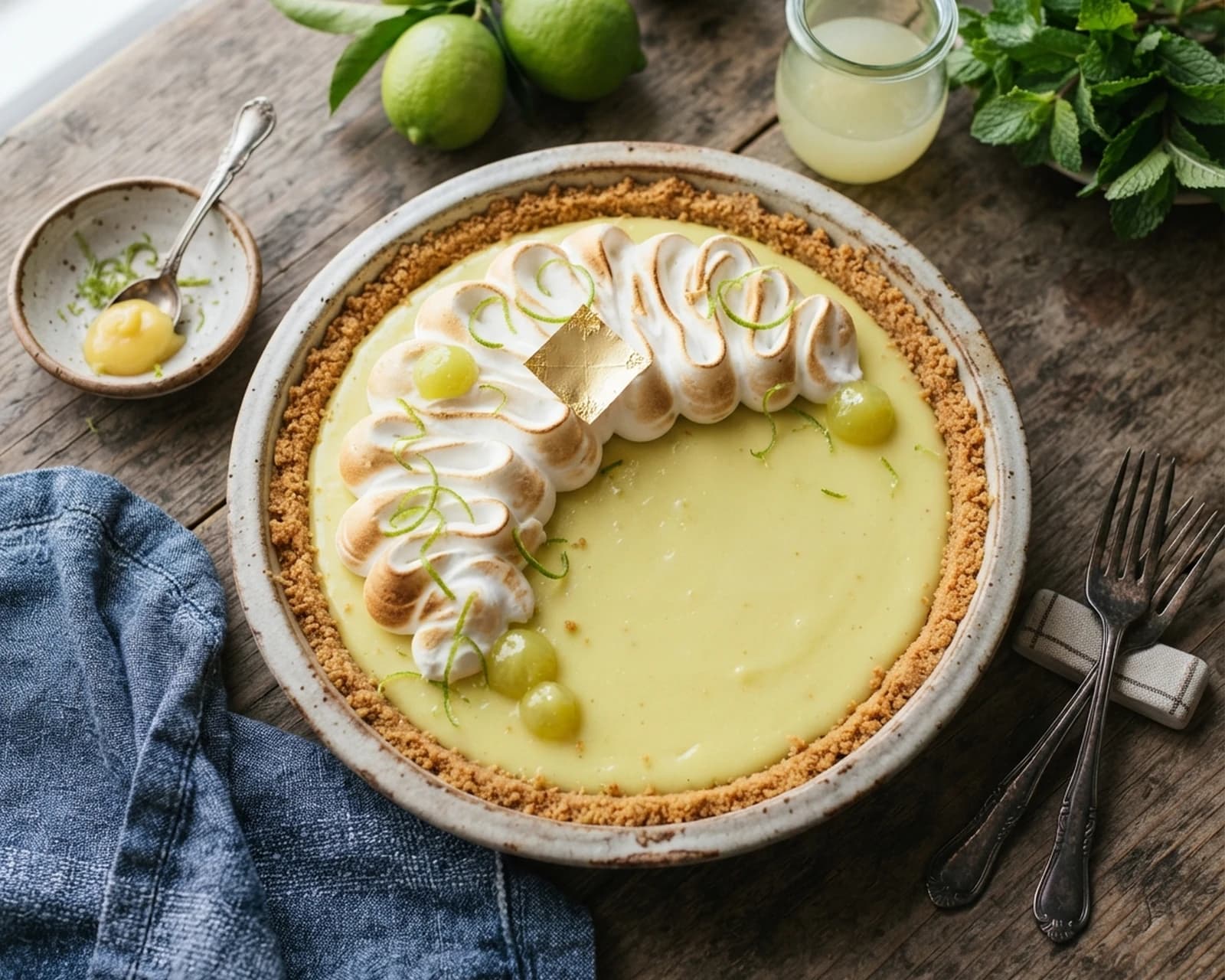 Tarte américaine au citron vert