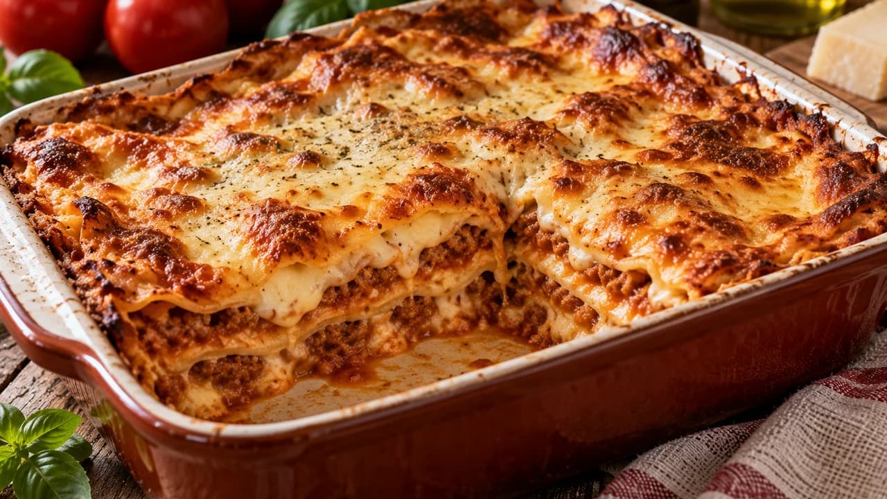 Lasagnes italiennes au four