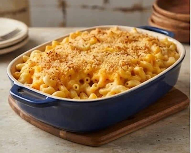 Gratin de macaroni au fromage