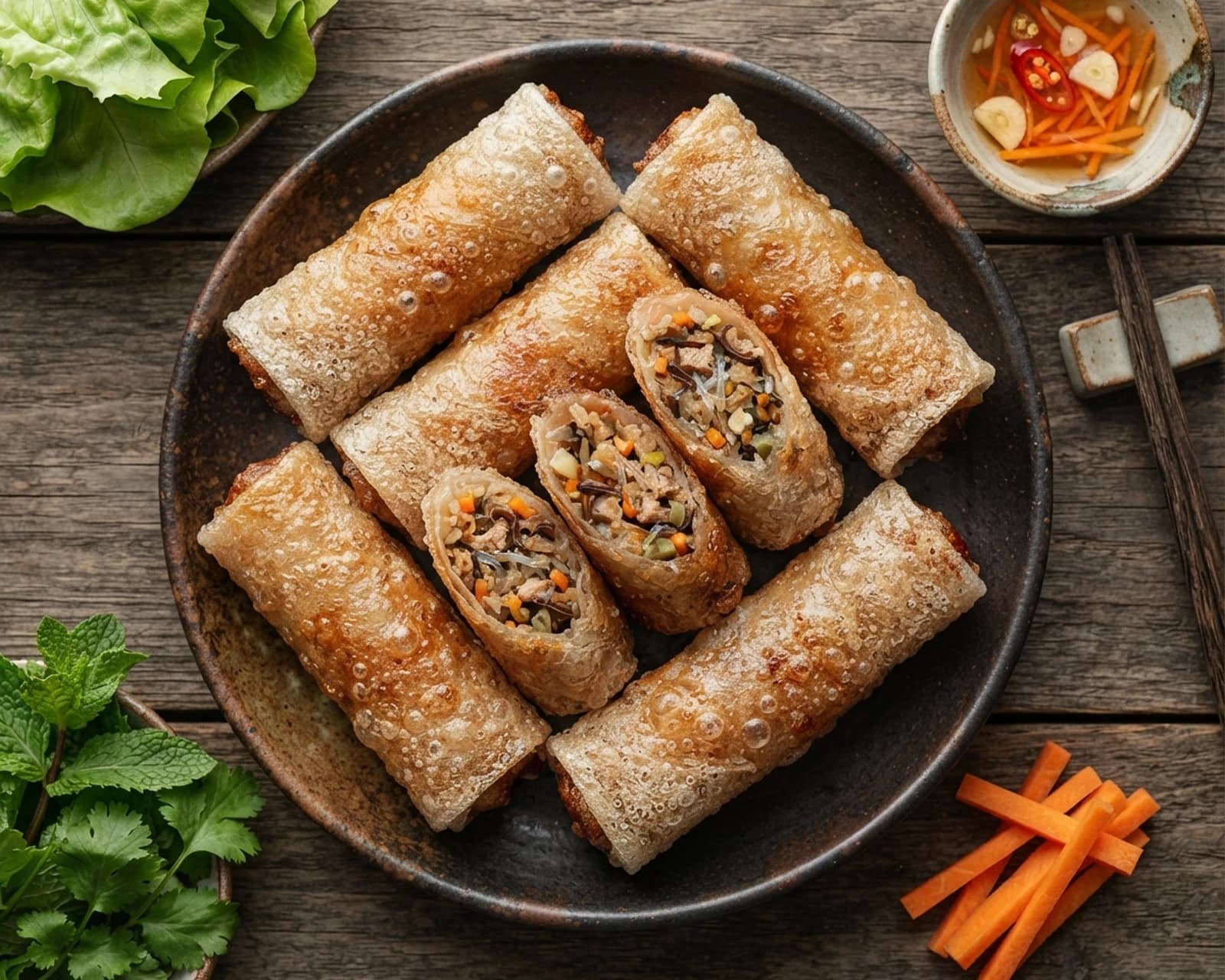 Rouleaux frits vietnamiens au porc