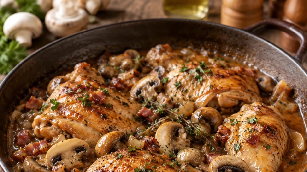 Poulet à la chasseur