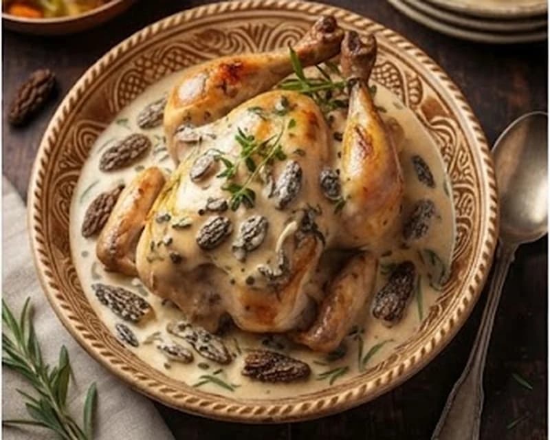 Poulet de Bresse à la crème