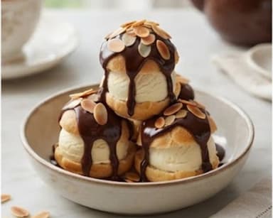 Découvrir la recette Profiteroles au chocolat