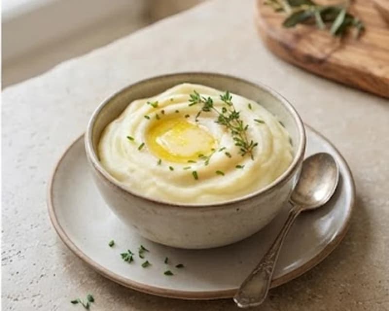 Purée de pommes de terre mousseline