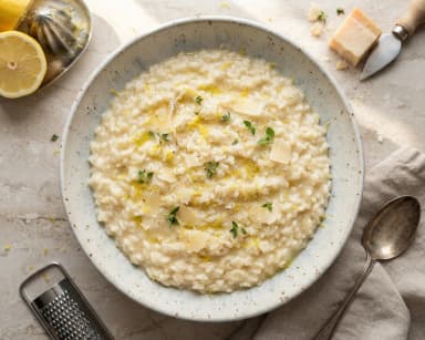 Découvrir la recette Risotto italien au citron
