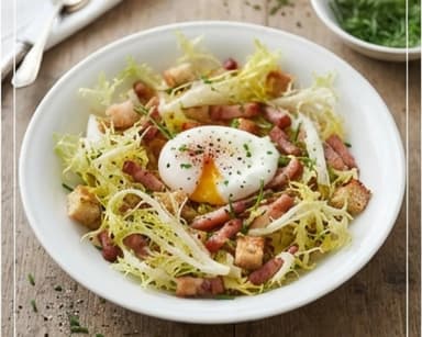 Découvrir la recette Salade lyonnaise