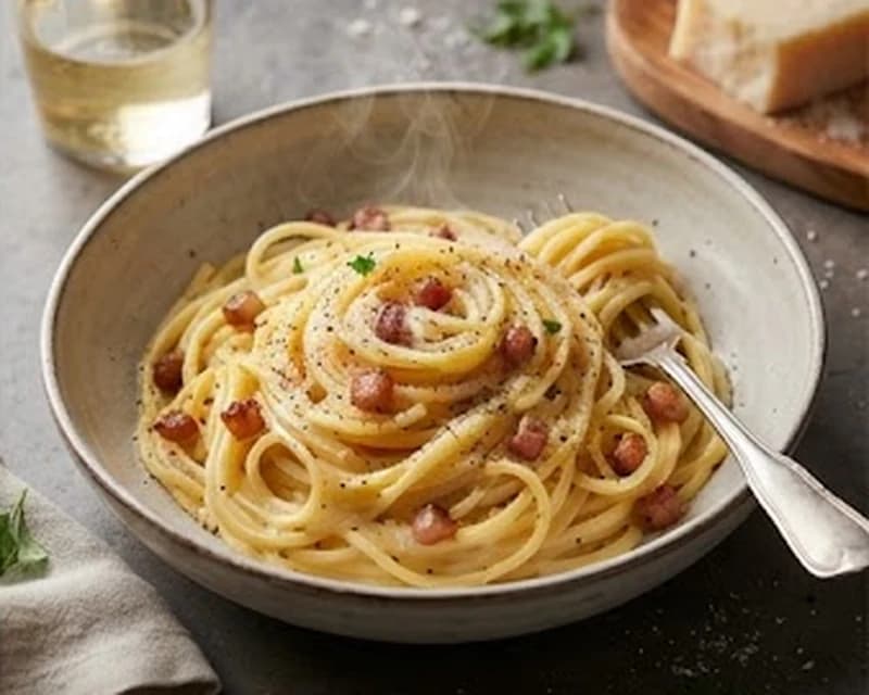 Spaghetti à la carbonara
