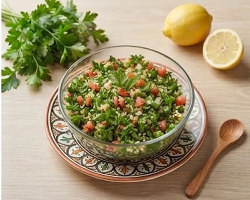 Salade libanaise de persil et boulgour