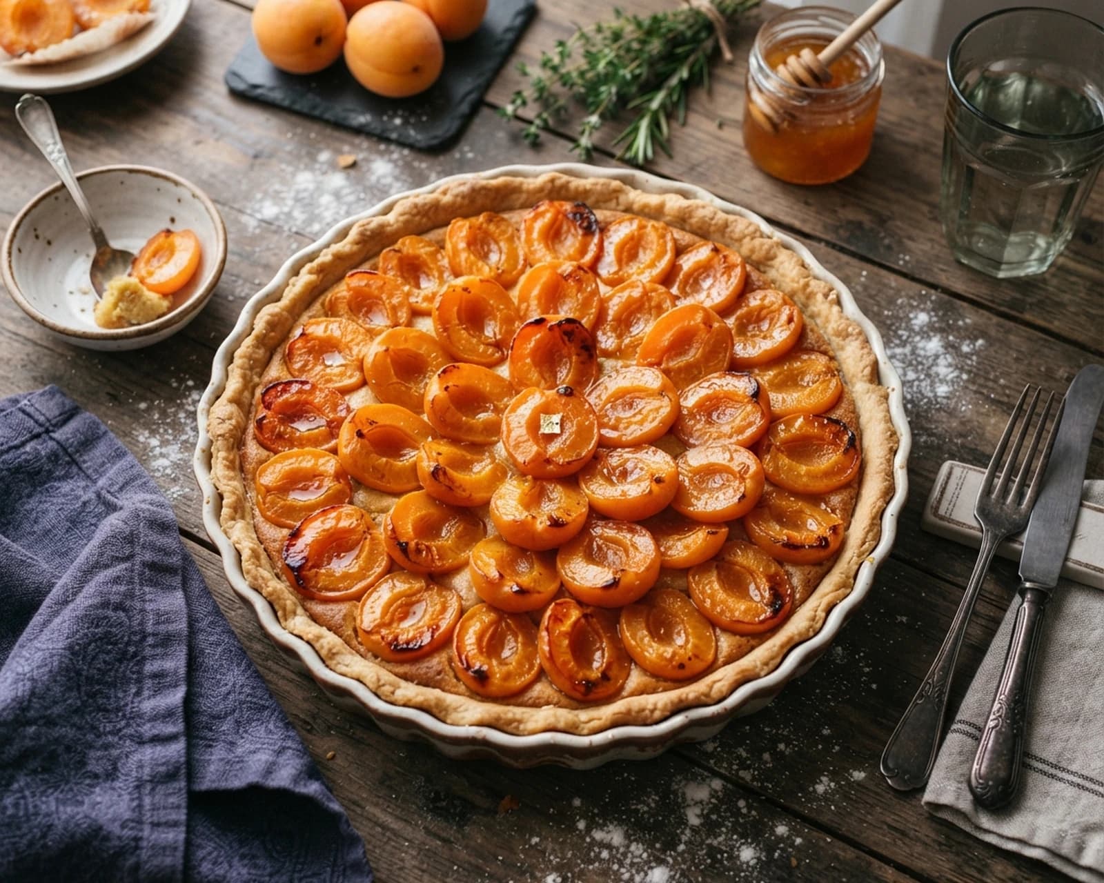 Tarte aux abricots