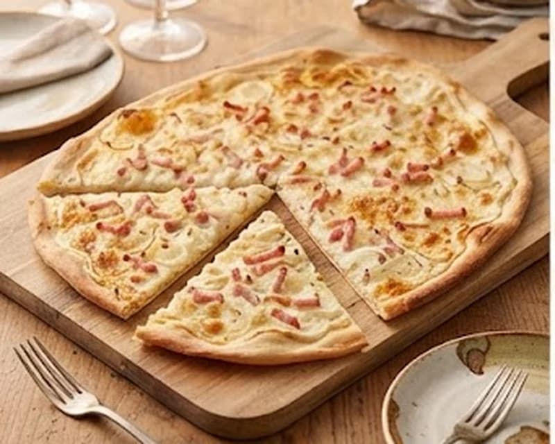 Tarte flambée alsacienne