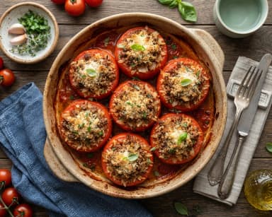 Découvrir la recette Tomates farcies