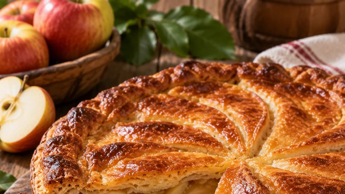 Tourtière landaise aux pommes