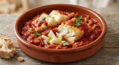 Découvrir la recette Morue à la tomate