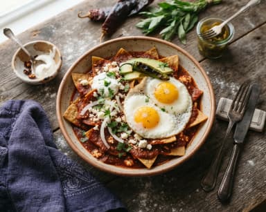Découvrir la recette Tortillas mexicaines en sauce rouge