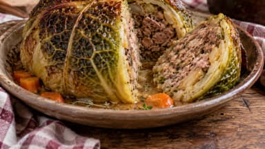 Découvrir la recette Chou farci auvergnat