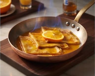 Découvrir la recette Crêpes suzette