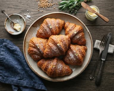 Découvrir la recette Croissants au beurre