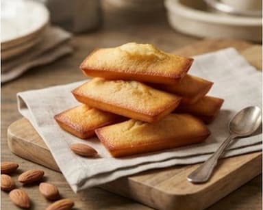 Découvrir la recette Financiers aux amandes