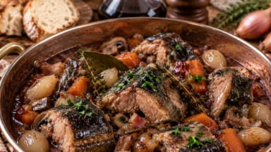 Découvrir la recette Matelote d’anguille