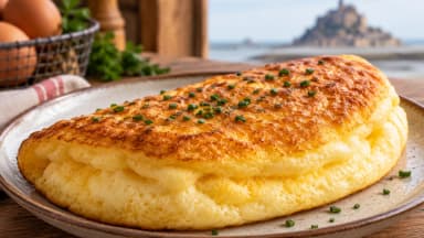 Découvrir la recette Omelette aérienne de la Mère Poulard