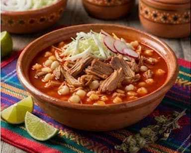 Découvrir la recette Soupe mexicaine au maïs et au porc