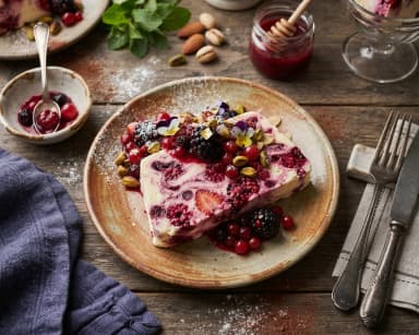 Découvrir la recette Dessert glacé italien aux fruits rouges