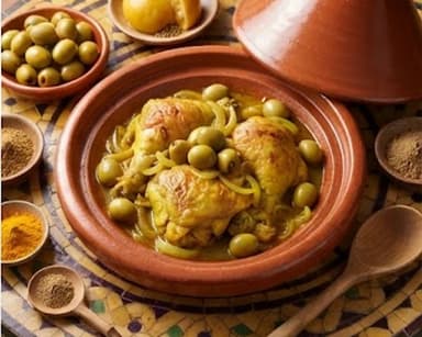 Découvrir la recette Tajine marocain de poulet