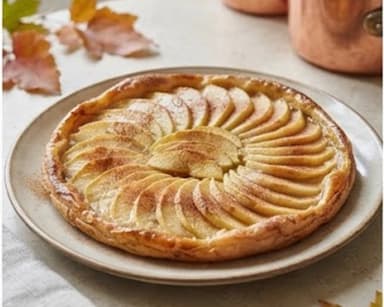 Découvrir la recette Tarte aux pommes normande