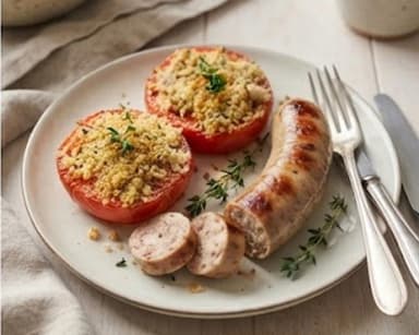 Découvrir la recette Tomates andouillettes